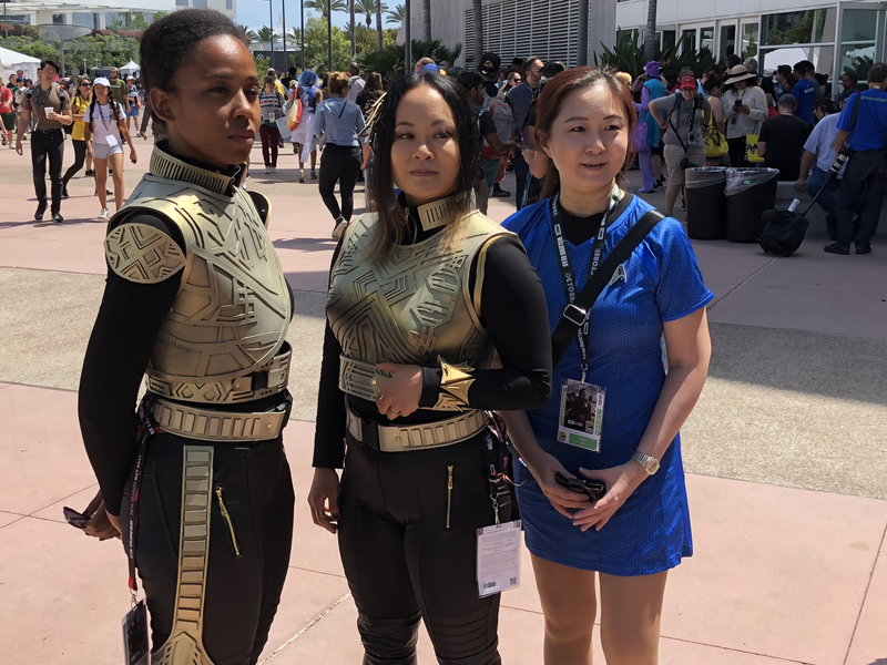 Star Trek: Discoveryâs Mirror Universe represents with a fierce-looking Michael Burnham and Philipa Georgiou, joined by a Starfleet Science officer from the Trek movie reboots.